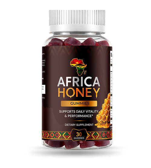 Africa Honey supplement bottles